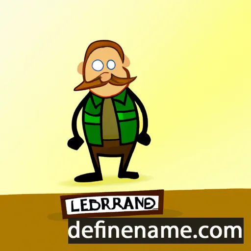 cartoon of the name Ledyard