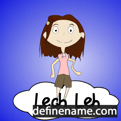 cartoon of the name Leeah