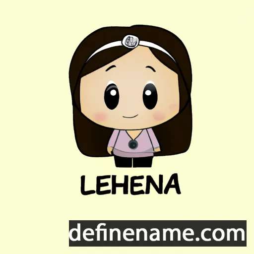 cartoon of the name Leeana