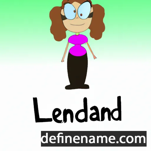 Leeannda cartoon