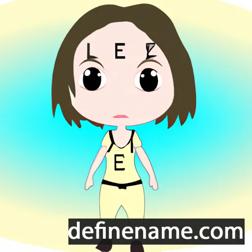 cartoon of the name Leele