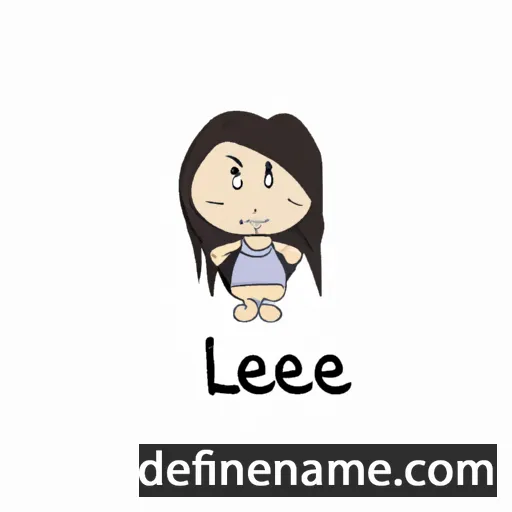 Leelee cartoon