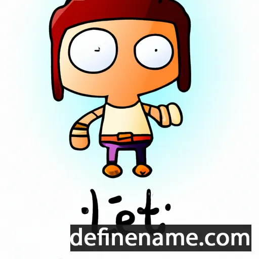 cartoon of the name Leelet