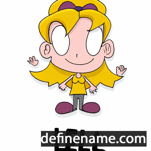 cartoon of the name Leeli