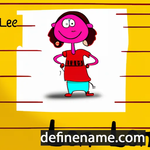 cartoon of the name Leenu