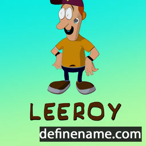 cartoon of the name Leeroy