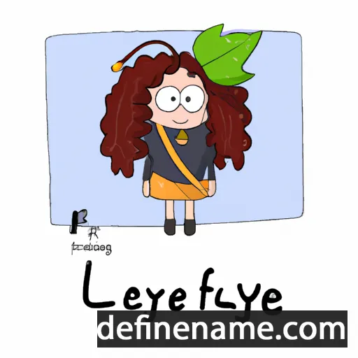 cartoon of the name Lefaye