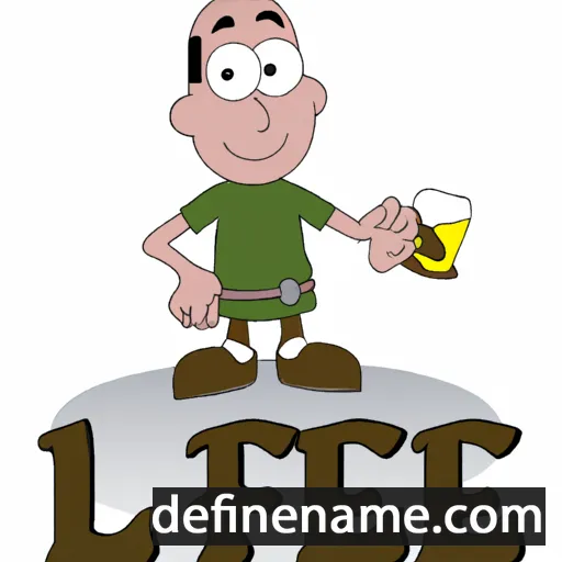 cartoon of the name Leffe