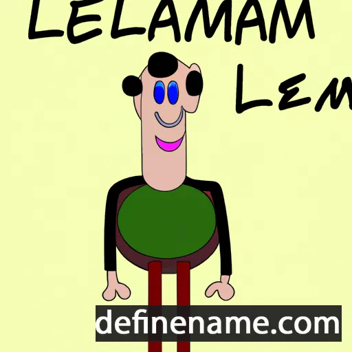 cartoon of the name Lefman