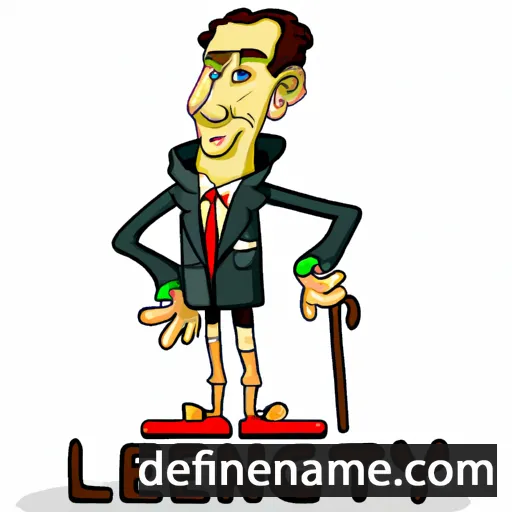 cartoon of the name Legentey