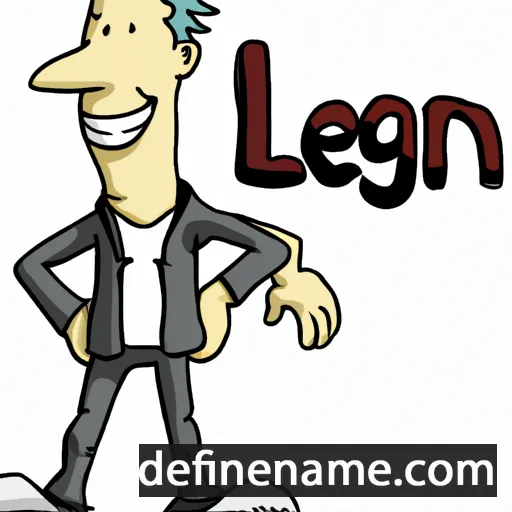 cartoon of the name Legien