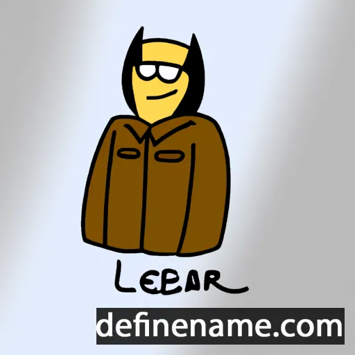 cartoon of the name Lehar