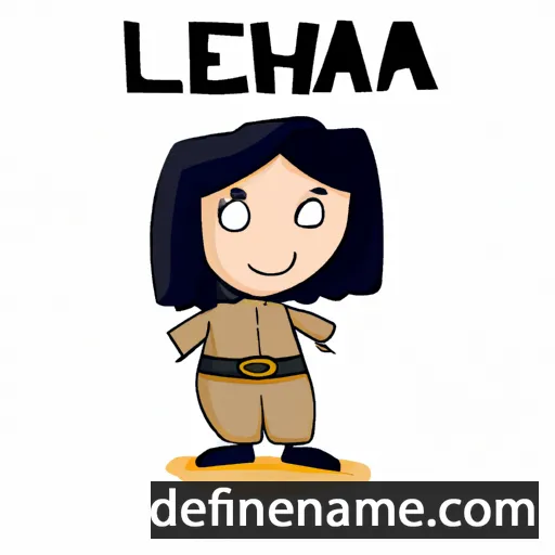 cartoon of the name Lehava