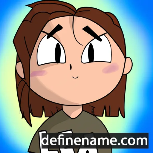 cartoon of the name Leïa