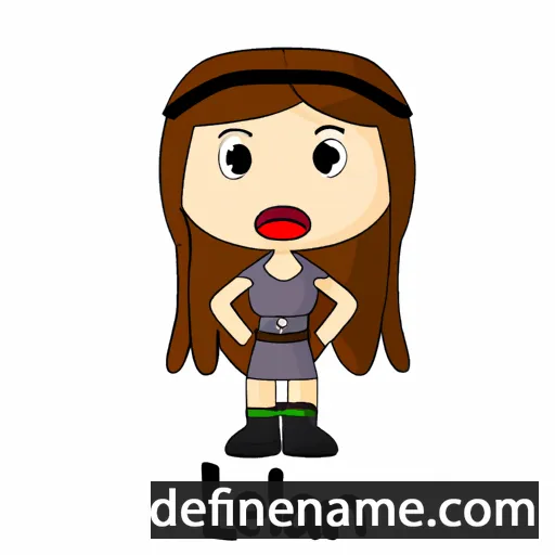 cartoon of the name Leianna