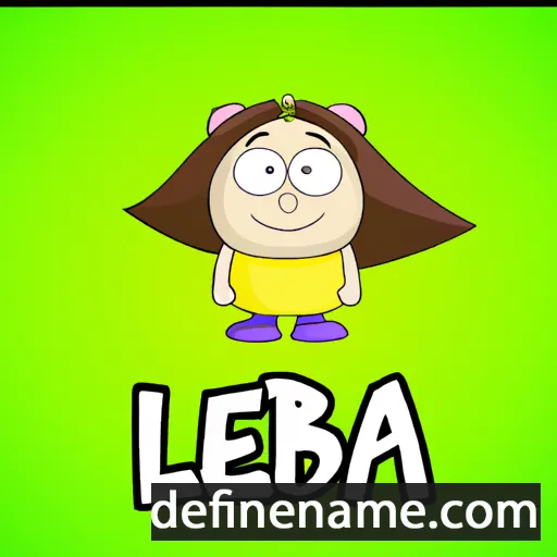 cartoon of the name Leiba