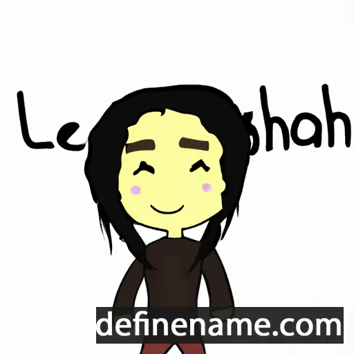 cartoon of the name Leichan