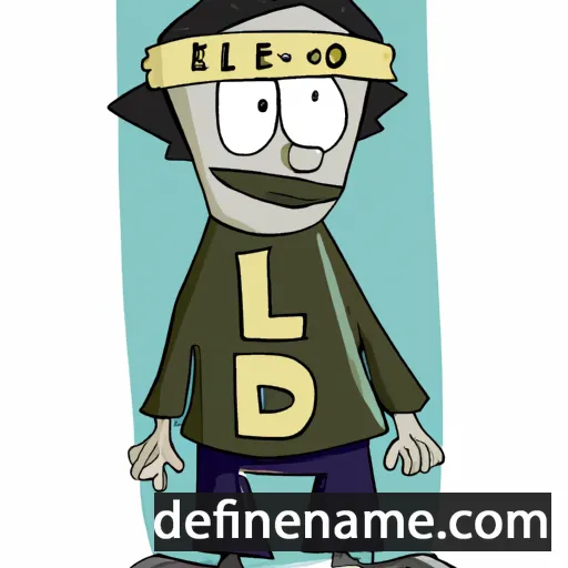 cartoon of the name Leido