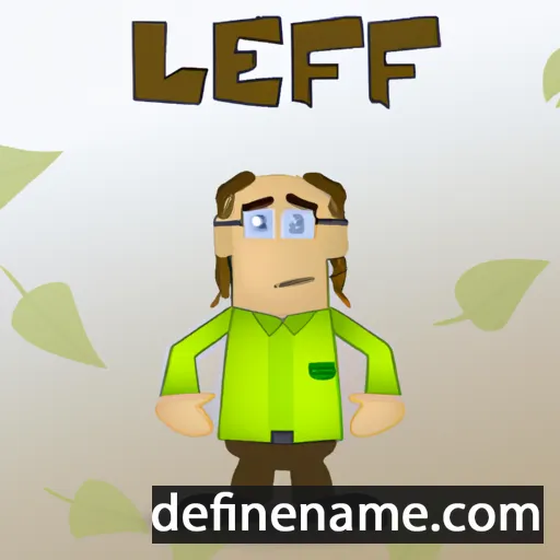 Leiff cartoon