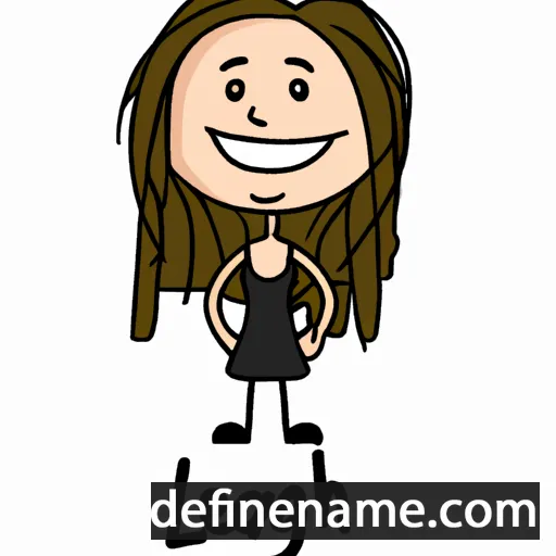 cartoon of the name Leighann