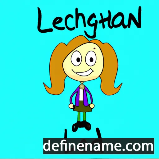 cartoon of the name Leighland