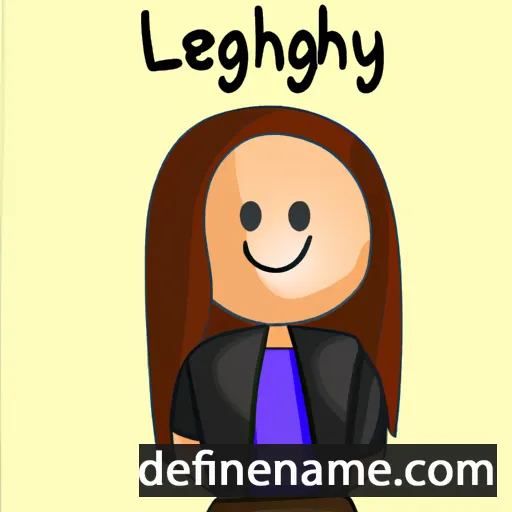 cartoon of the name Leightyn