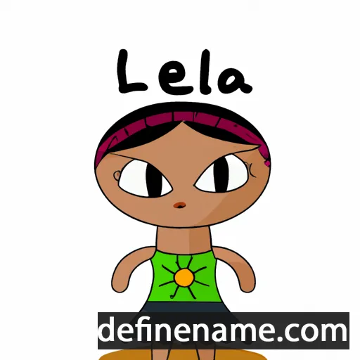 Leilaila cartoon