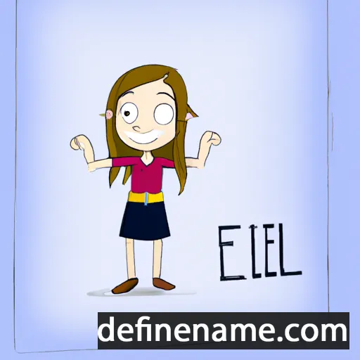 cartoon of the name Leili