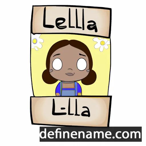 Leilia cartoon