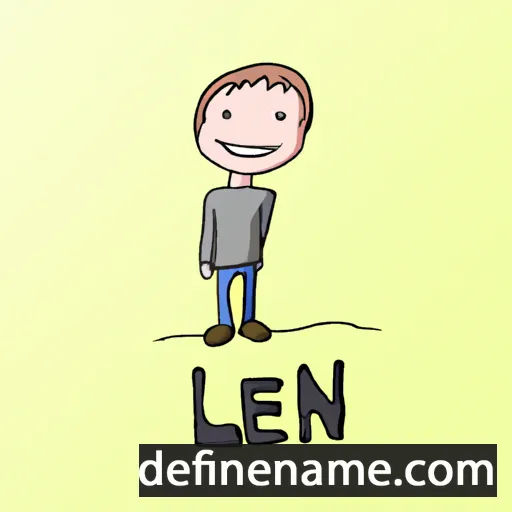 cartoon of the name Lein