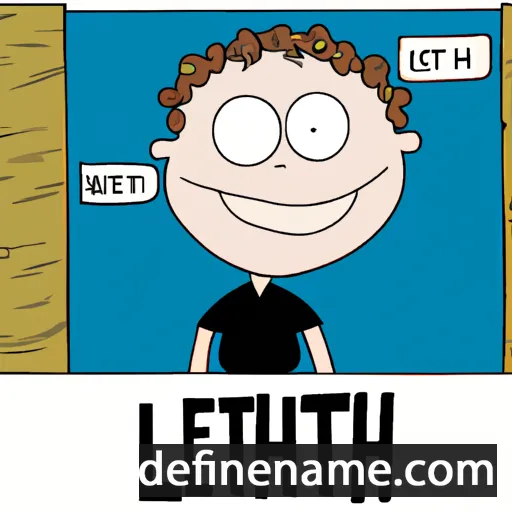 cartoon of the name Leith