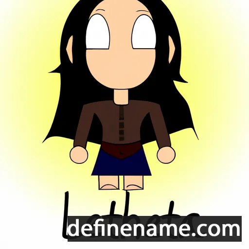 cartoon of the name Leitha