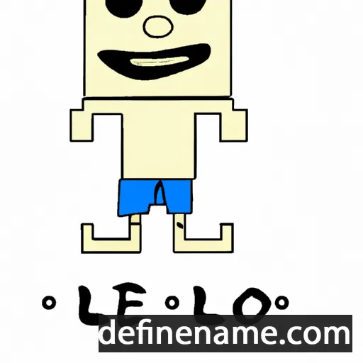 cartoon of the name Lejo