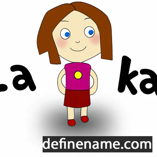 cartoon of the name Leka