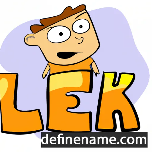 cartoon of the name Leka