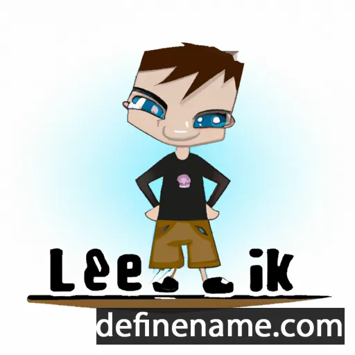 cartoon of the name Leki