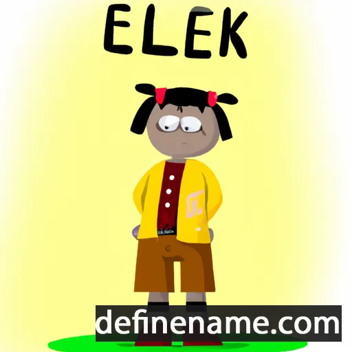 cartoon of the name Lekili