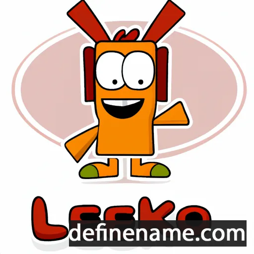 cartoon of the name Leko