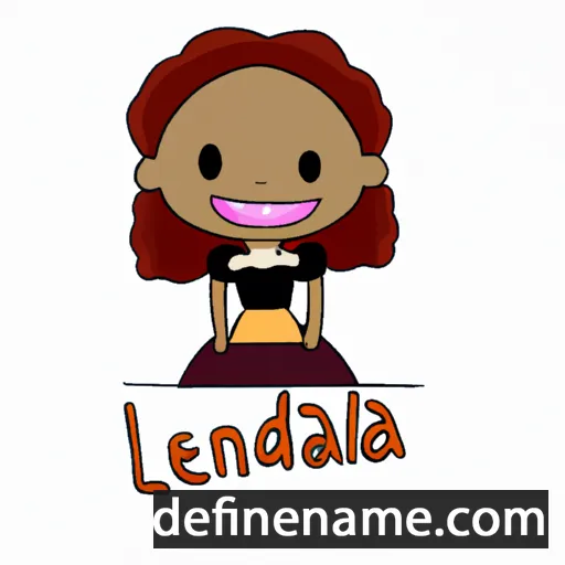 cartoon of the name Lelanda