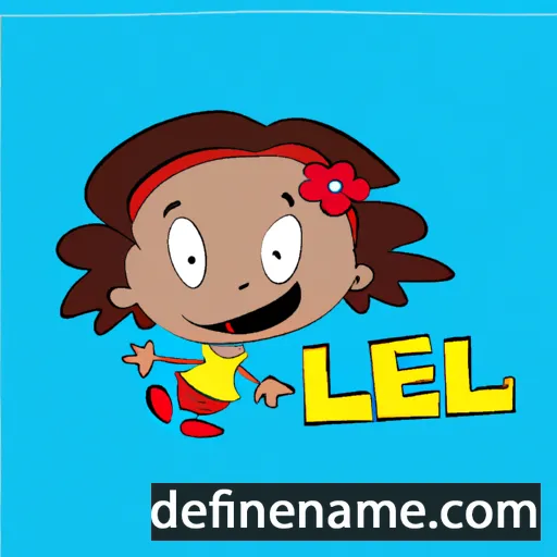 cartoon of the name Lelê