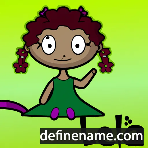 cartoon of the name Lelea