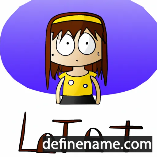 cartoon of the name Leleti