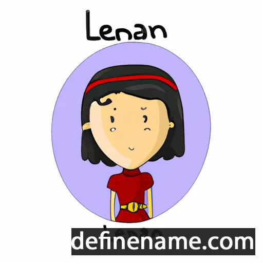 cartoon of the name Leliana