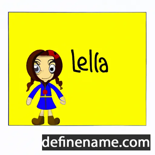 cartoon of the name Lelija