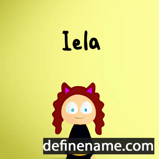 cartoon of the name Lelija