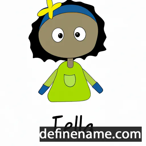 cartoon of the name Lella