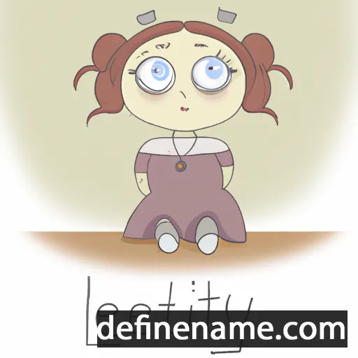 cartoon of the name Lelytė