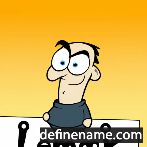 cartoon of the name Lemark