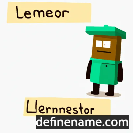 cartoon of the name Lemetor