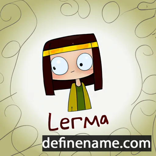 cartoon of the name Lemira